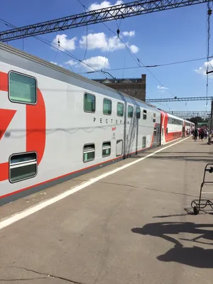 Из Адлера в Москву на двухэтажном поезде №104 на втором этаже в купе -  YouTube
