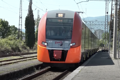 Завтра в Абхазию прибывает туристический поезд «Рица»