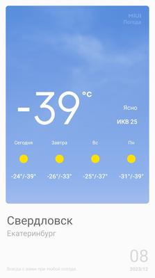 Температура в Екатеринбурге скакнет на 20 градусов | 22.12.2016 |  Екатеринбург - БезФормата