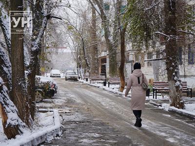 Первый снег в Москве 2023