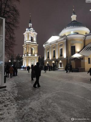 Схема (план) Покровского монастыря в Москве