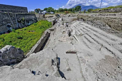 В Помпеях обнаружены останки двух жертв извержения Везувия