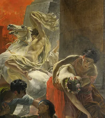Гости Русского музея увидят, как реставрируют картину «Последний день Помпеи »