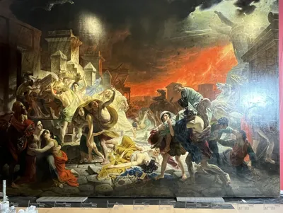 Картина на холсте Карл Брюллов \"Последний день Помпеи\"