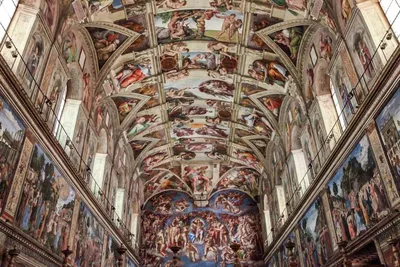 Хороший вопрос. Неужели Микеланджело полностью сам расписывал Сикстинскую  капеллу? Может, были помощники? | Артхив