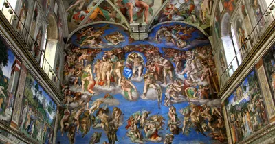 Потолок Сикстинской капеллы, Ватикан, Рим Редакционное Стоковое Изображение  - изображение насчитывающей бог, наглядно: 38644684