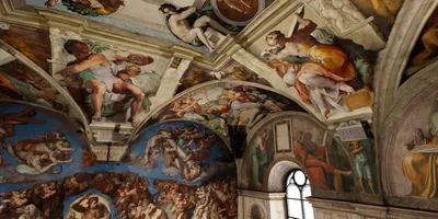 Потолок сикстинской капеллы микеланджело - 54 фото