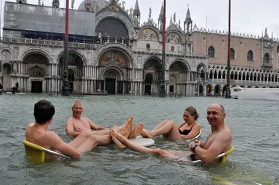 Очередной потоп в Венеции