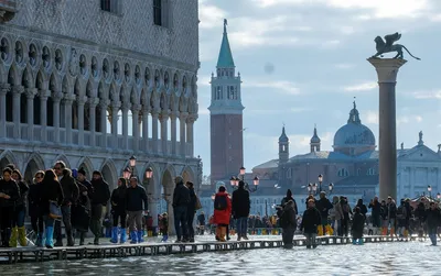 Венеция под водой – фото до и после потопа, интересные факты о городе -  Travel | Сегодня
