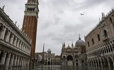 Фотоистория: сильнейшее наводнение в Венеции