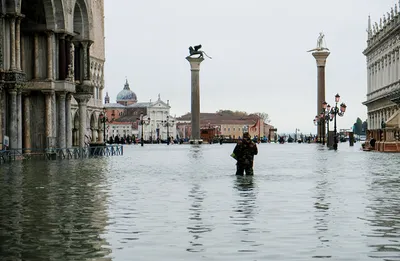 Венецию накрыло новое наводнение (видео) :: Новости :: ТВ Центр