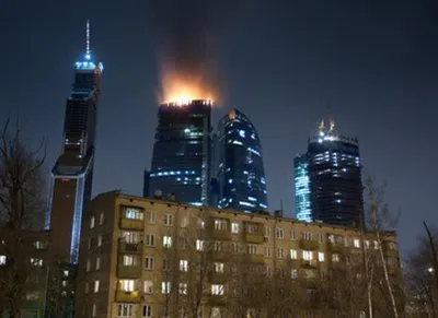 Пожар в Москве-Сити — видео и подробности пожара в Москве 25 марта 2023