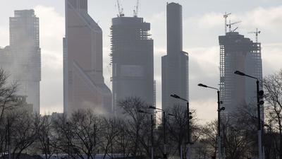 Пожар на стройке у небоскребов «Москва-Сити» попал на видео - Мослента
