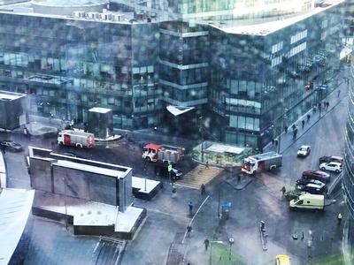 Фото пожара на 40-м этаже \"Москва-Сити\" :: Новости :: ТВ Центр