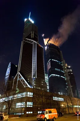 В Москве серьезный пожар в Москва-Сити. Опубликованы фото задымленных башен  | DonPress.com