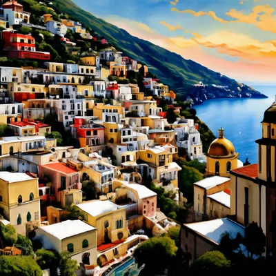 Италия: Позитано (Positano) - YouTube