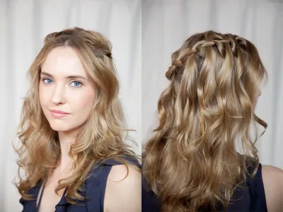 Очень женственно, романтично и невероятно нежно выглядит причёска \"Французский  водопад\" . Говорят, что на создание этой прически… | Instagram