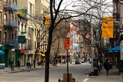 Пригород Нью-Йорка осенью, деревья …» — создано в Шедевруме
