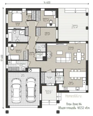Удобные планировки. Немецкие одноэтажные дома | Планировки, Планы  фермерских домов, Проект современного дома