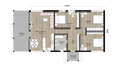 Готовый проект дома \"Немецкий стиль\" 467 кв.м. с цокольным этажом. Abitant  Москва