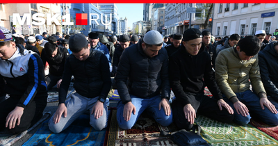 Празднование окончания священного месяца Рамадан в Москве | РИА Новости  Медиабанк