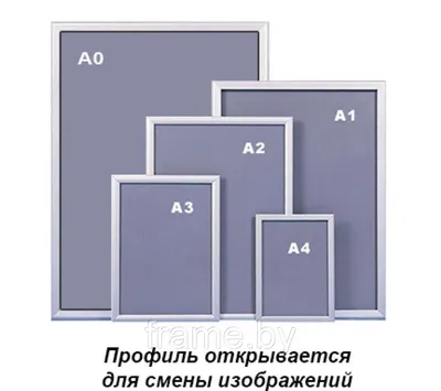 Клик-рамка по индивидуальным размерам: продажа, цена в Минске. Фоторамки и  рамки для картин от \"Frame.by\" - 1761819