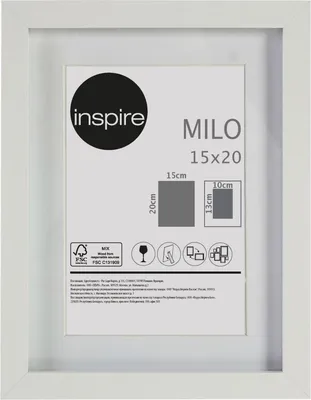 Рамка Inspire «Milo», 15х20 см, цвет белый по цене 176 ₽/шт. купить в  Москве в интернет-магазине Леруа Мерлен