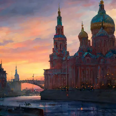Рассвет на Москве-реке — НЕМЦОВ МОСТ