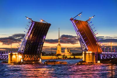 График разводки мостов в Санкт-Петербурге 2022