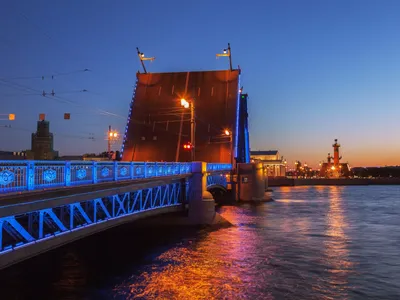 Разводные мосты Санкт-Петербурга …» — создано в Шедевруме