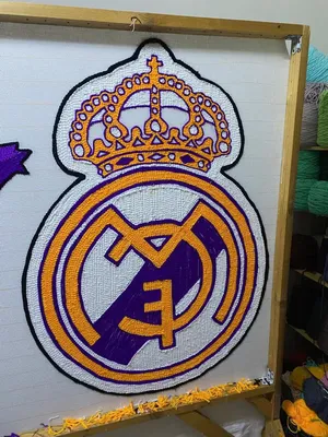 Real Madrid Logo Drawing by SUSI Similikiti - Fine Art America