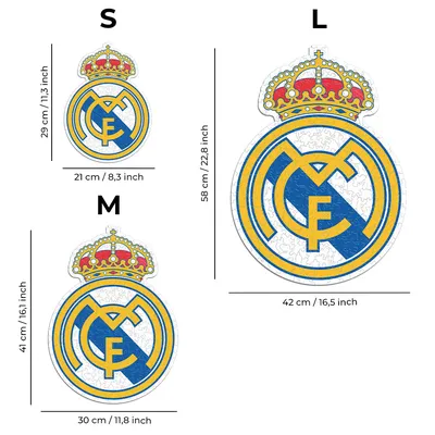 STL file Real Madrid logo ⚽・3D printing design to download・Cults