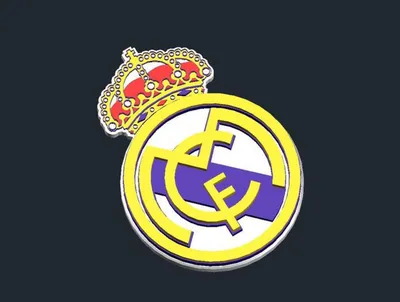 Логотип футбольного клуба Реал Мадрид. Обои для рабочего стола. 1920x1080