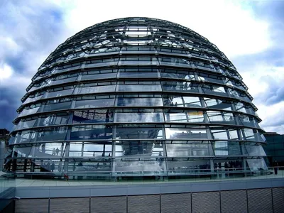 German Bundestag - Крыша-терраса и купол здания Рейхстага