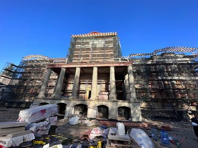 В храме Александра Невского на Алом поле идет масштабная реставрация