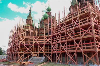 В Челябинске началась реставрация храма Александра Невского