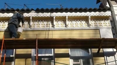 Реставрация фасадов завершается во дворце культуры имени Литвинова в Самаре