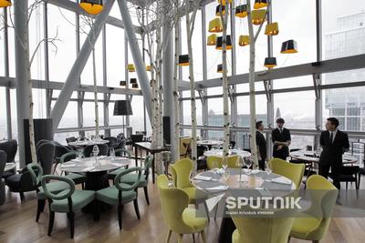 Вид из ресторана sixty, Москва сити 60 этаж, остальные фото в комментариях  | Пикабу
