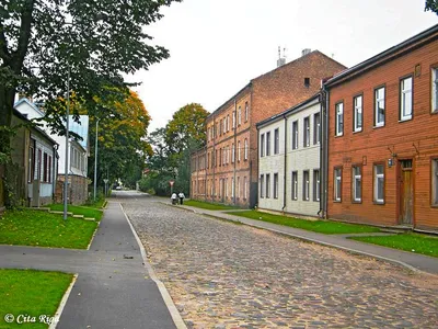 Фото Латвия Riga улиц Дома город