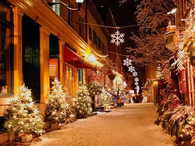 Зимняя Рига, европейские дома, улица…» — создано в Шедевруме