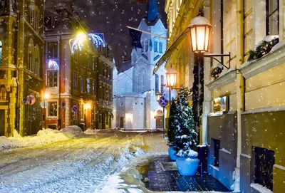 Старый город Риги зимой | Riga, Old town hotels, Travel around the world