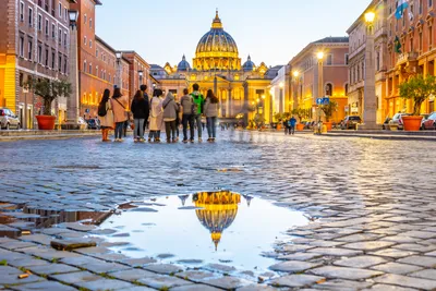 Фотография Оживленные улицы Рима | Фотобанк ГеоФото/GeoPhoto | GetImages  Group