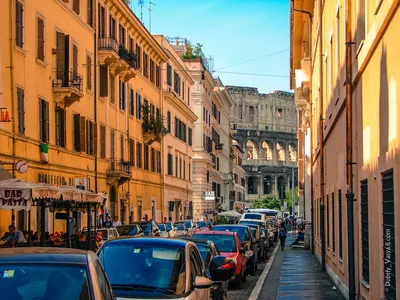 Фото «Улицы Рима.» из фотогалереи «Рим, сентябрь 2013 г. Часть 1.» Италия ,