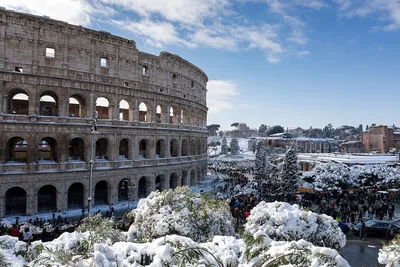 Рим зимой фото