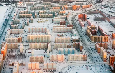 Серия фотографий одного из новых спальных микрорайонов г.Новосибирска \" Родники\" | Пикабу