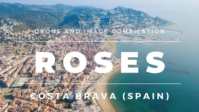 ROSES, SPAIN - FEBRUARY 02, 2019: View From Drone Of Famous Tourist Town Of  Roses On Catalan Coast Of Gulf Of Roses, Costa Brava, Spain Stock Photo,  Picture and Royalty Free Image. Image 145276871.