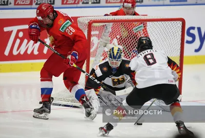 Хоккей. Молодежный чемпионат мира. Матч Россия - Германия | РИА Новости  Медиабанк