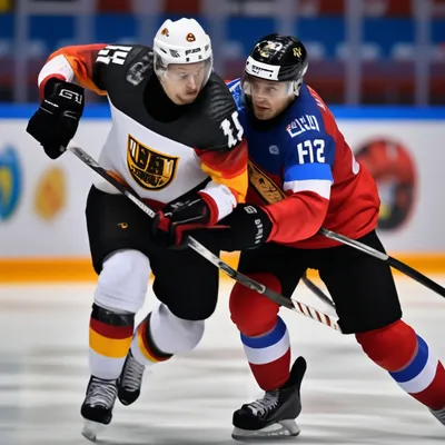 Матч Россия Германия хоккей» — создано в Шедевруме