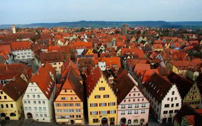 Город Ротенбург-об-дер-Таубер в Баварии (Германия) - ePuzzle фотоголоволомка