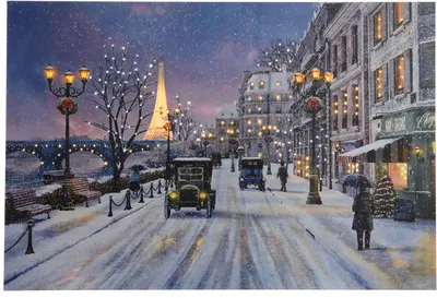 Пазл «Рождество в Париже» из 260 элементов | Собрать онлайн пазл №270254